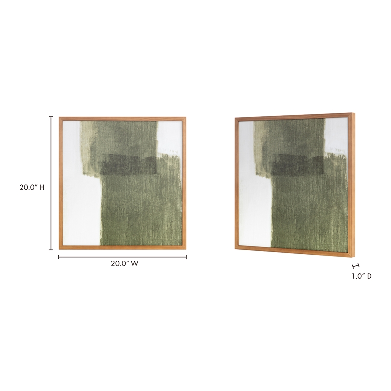 Pemberly Row Modern / Contemporary Brush Framed Painting Multi-Color