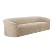 Pemberly Row Modern / Contemporary Sofa Beige Finish Fabric Sofa