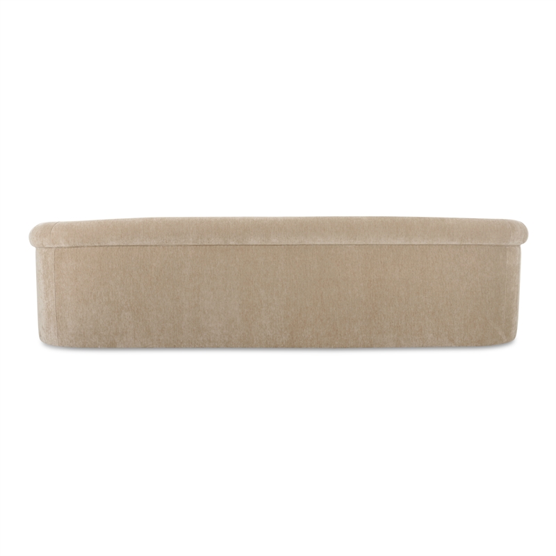 Pemberly Row Modern / Contemporary Sofa Beige Finish Fabric Sofa