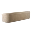 Pemberly Row Modern / Contemporary Sofa Beige Finish Fabric Sofa