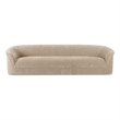 Pemberly Row Modern / Contemporary Sofa Beige Finish Fabric Sofa