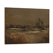 Pemberly Row Modern / Contemporary Solid Pine Framed Painting Canvas