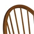 Pemberley Row Rubberwood Rustic Oak Arm Chair Rectangular Traditional 40.75