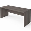Pemberly Row Modern / Contemporary Writing Desk in Bark Gray