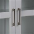 Pemberly Row Wood Double Door Wall Medicine Cabinet in Pure White