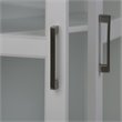Pemberly Row Wood Double Door Wall Medicine Cabinet in Pure White
