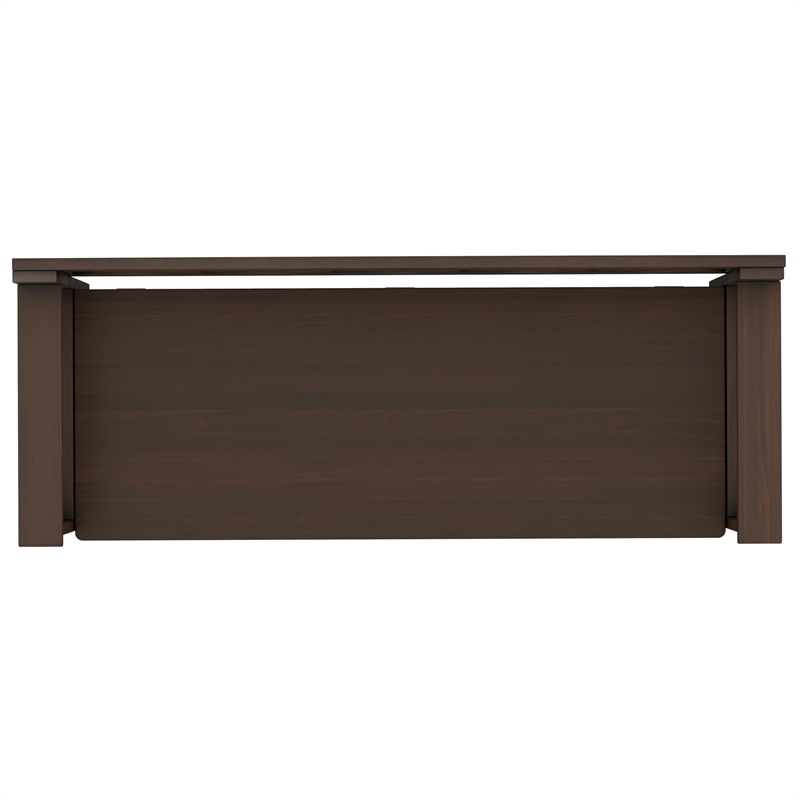 Pemberley Row Solid Wood Natural Aged Brown Entryway Storage Bench Rectangular 48