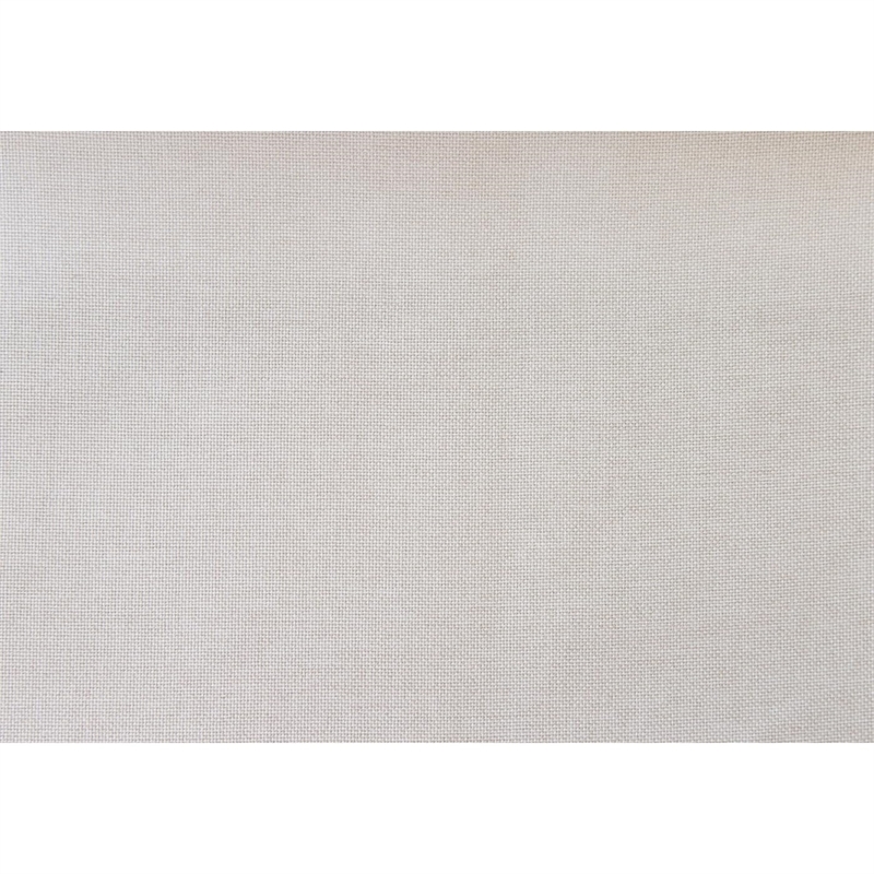 Pemberly Row Full Size Upholstered Linen Bed Headboard in Beige
