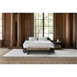 Pemberley Row Top Grain Buffalo Leather Tan Bench Rectangular Tufted 54