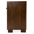 Pemberly Row Modern 1-Drawer Wood Nightstand in Rustic Ranch Brown