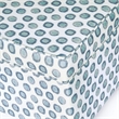 Pemberly Row Square Transitional Fabric Storage Ottoman in Multi-Color