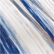 Pemberly Row 6 Piece Printed Quilt Set with Throw Pillows in Blue
