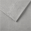 Pemberly Row Modern / Contemporary Micro Fleece Sheet Set in Gray