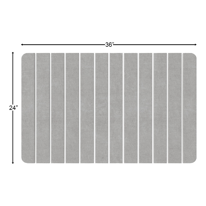 Pemberly Row Modern Diatomite Quick-Dry Stone 34x21