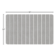 Pemberly Row Modern Diatomite Quick-Dry Stone 34x21