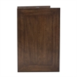 Pemberly Row Modern / Contemporary Drawer Chair Side Table in Brown
