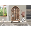 Pemberley Row Oak Glass Display Cabinet