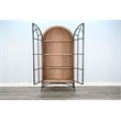 Pemberley Row Oak Glass Display Cabinet