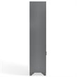 Pemberly Row Modern Wood Classic Linen Cabinet in Vintage Gray