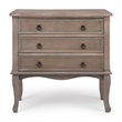 Pemberly Row Modern / Contemporary Wood 3 Drawer Chest in Gray