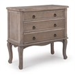 Pemberly Row Modern / Contemporary Wood 3 Drawer Chest in Gray
