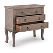Pemberly Row Modern / Contemporary Wood 3 Drawer Chest in Gray