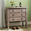 Pemberly Row Modern / Contemporary Wood 3 Drawer Chest in Gray