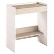 Pemberly Row Modern Engineered Wood Italian Extendable Office Desk in Light Oak