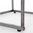 Pemberly Row Modern / Contemporary Solid Marble Side Table White