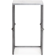 Pemberly Row Modern / Contemporary Solid Marble Side Table White