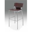 Pemberly Row Modern / Contemporary Dark Brown Bar Stools Set of 2