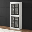 Pemberly Row 4-Door Modern Wood Tall Storage Pantry in White
