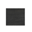 Pemberly Row Contemporary Carved Solid Wood End Table in Black