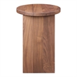 Pemberly Row Modern / Contemporary Solid Wood Accent Table in Walnut