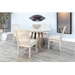 Pemberly Row Modern Cane Back Dining Chair Light Gray (Set of 2)