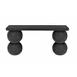 Pemberly Row Contemporary Console Table Extra Large in Black