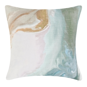 Pemberly Row Contemporary 24&quot Cotton Multi-Color Throw Pillow
