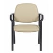 Pemberly Row Modern Armchair 300 lb. Weight Capacity in Beige