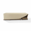 Pemberly Row Large Outdoor Furniture Cover For Patio Set in Tan