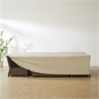 Pemberly Row Large Outdoor Furniture Cover For Patio Set in Tan