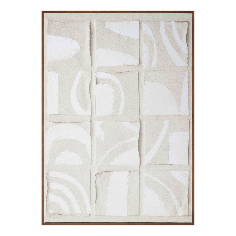 Pemberly Row Modern / Contemporary Unfold 1 Framed Print Multi-Color