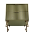 Pemberly Row Nightstand from Engineered Wood in Olive Green - Set of 2