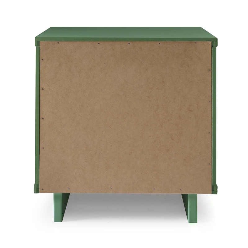 Pemberly Row 2-Piece Standard Dresser and Nightstand Set - Wood - Sage Green