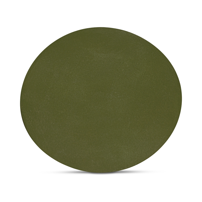 Pemberly Row Contemporary Outdoor Stool Green Stone Side Tables