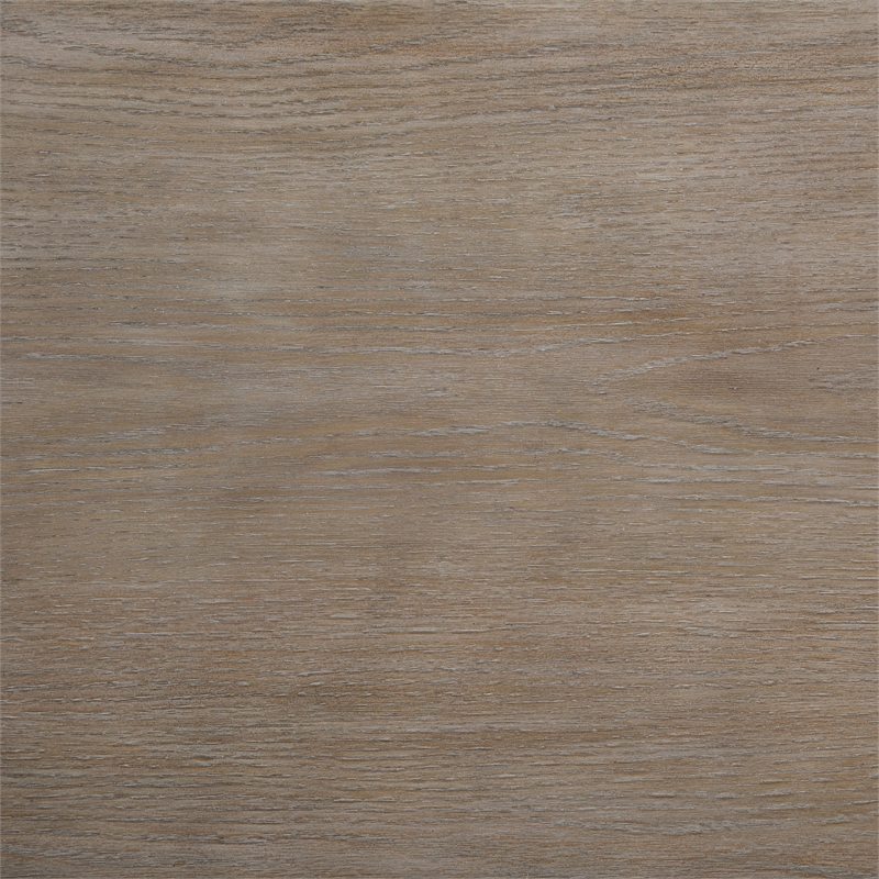 Pemberly Row Contemporary Wood Eastern King Panel Bed Taupe Oak and Cream