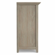 Pemberly Row Transitional Solid Wood 8 Cube Bookcase in Distressed Gray