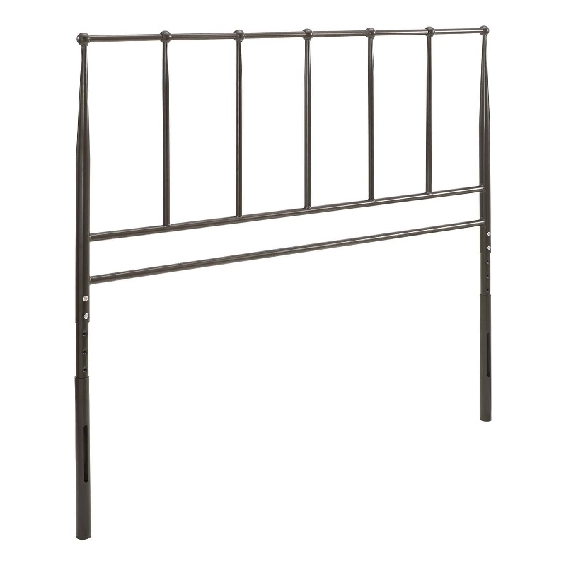 Pemberley Row Metal Brown Headboard Rectangular Adjustable 39.5
