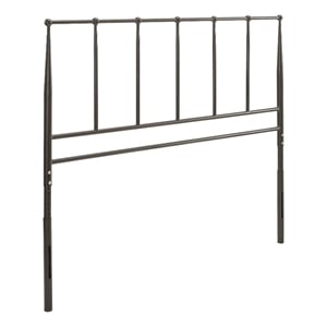 Pemberley Row Metal Brown Headboard Rectangular Adjustable 39.5&quot Unassembled