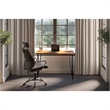 Pemberly Row Modern / Contemporary Office Chair Dark Brown Leather