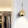 Pemberly Row Integrated LED ETL Certified Wall Sconce Lighting Fixture Gold